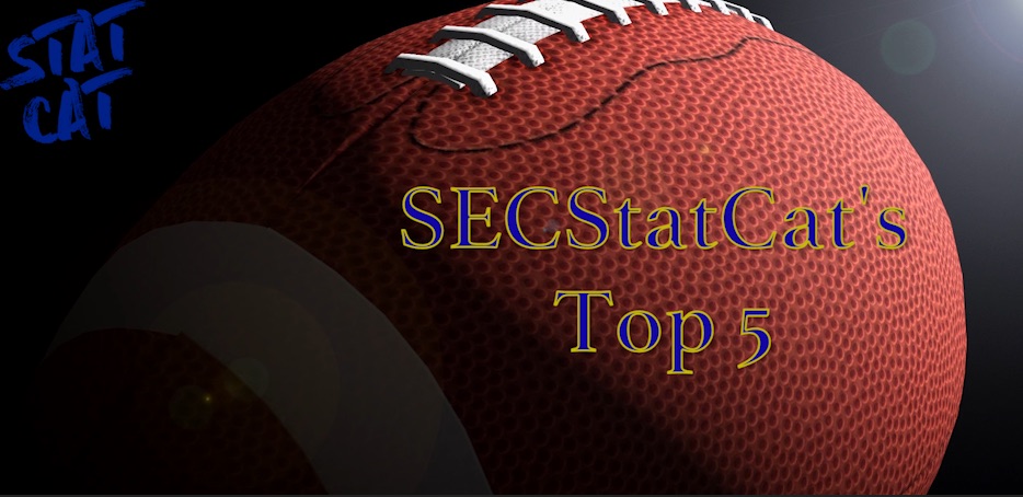 2018 SECStatCat's Top 5 Most Successful Rushers After Failed 1st Down Plays