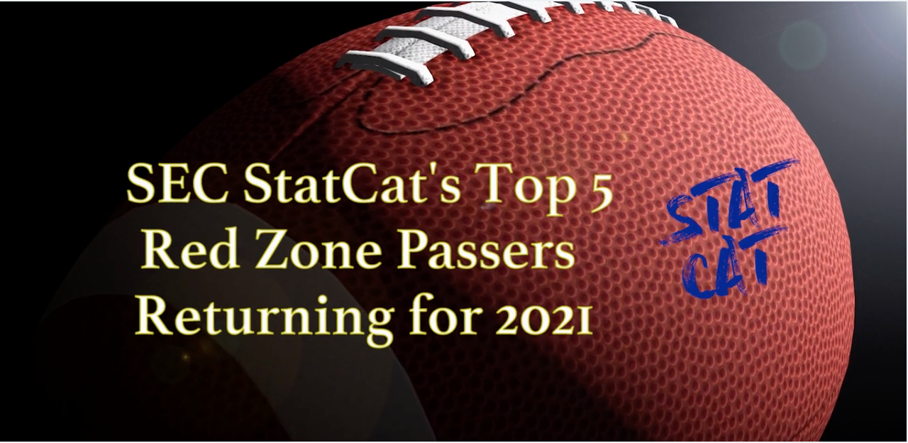 SEC StatCat's Top5 Red Zone Passers for 2021