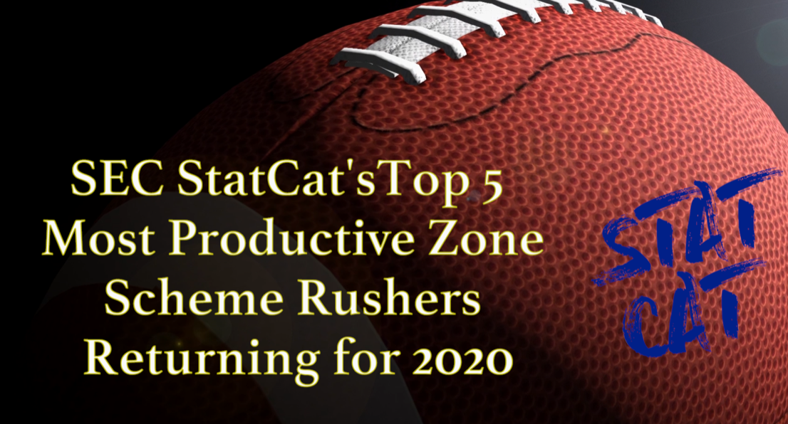2020 Vision: SEC StatCat's Top5 Most Productive Zone Rushers
