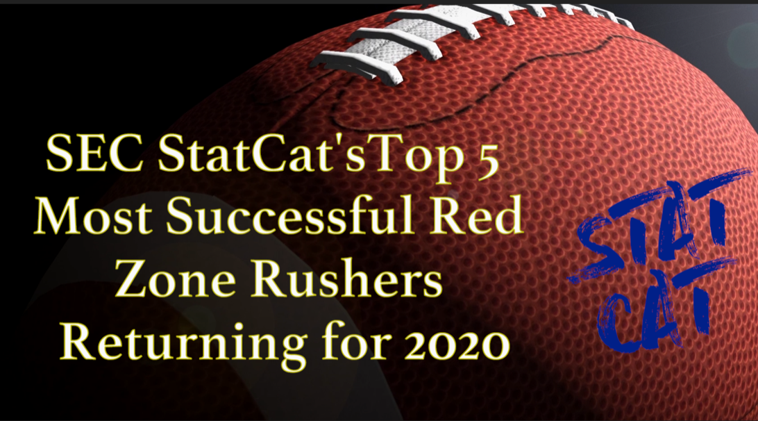 2020 Vision: SEC StatCat's Top5 Most Successful Red Zone Running Backs