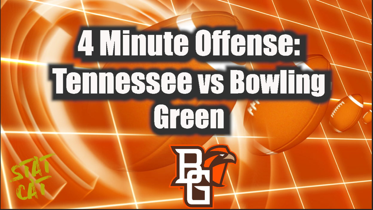 2021: Tennessee 4 Minute Offense vs Bowling Green