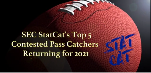 SEC StatCat's Top5 Pass Catchers on Contested Targets for 2021