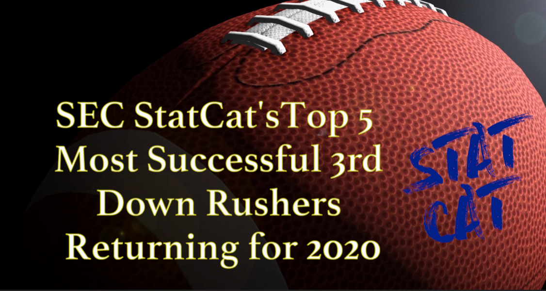 2020 Vision: SEC StatCat's Top5 Most Successful 3rd Down Rushers