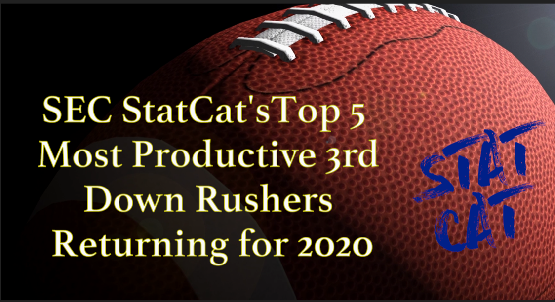 2020 Vision: SEC StatCat's Top5 Most Productive 3rd Down Rushers