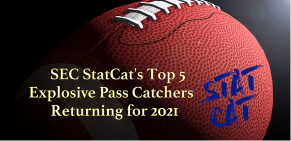 SEC StatCat's Top5 Most Explosive Pass Catchers for 2021