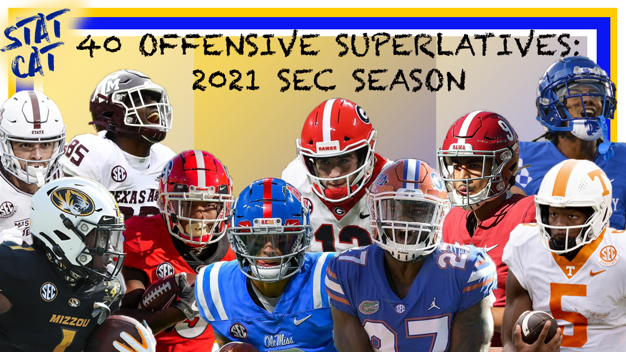 40 Offensive Superlatives: 2021 SEC Season