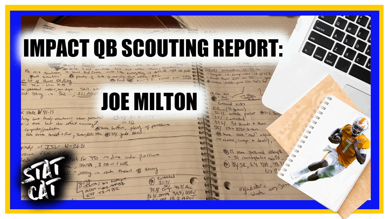 Impact QB Scouting Report: Joe Milton, Tennessee