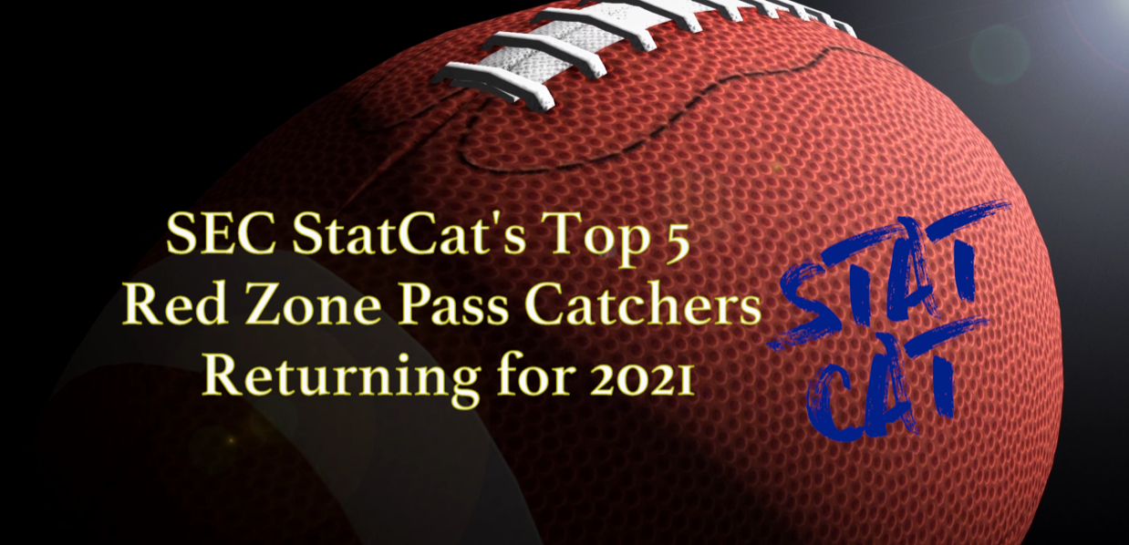 SEC StatCat's Top5 Red Zone Pass Catchers for 2021