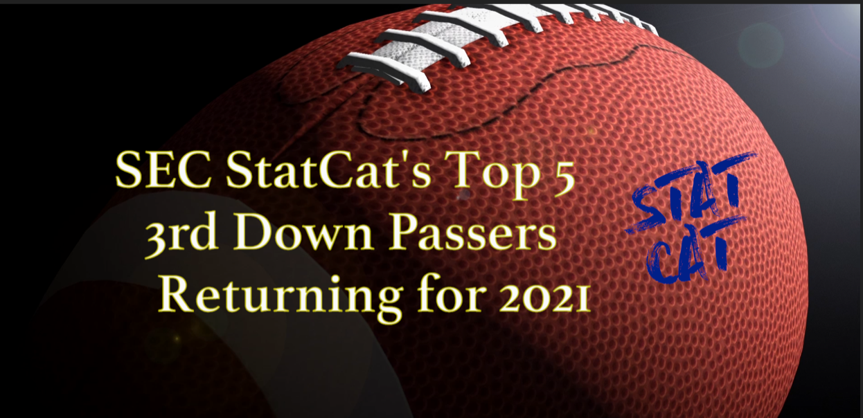 SEC StatCat's Top4 3rd Down Passers for 2021
